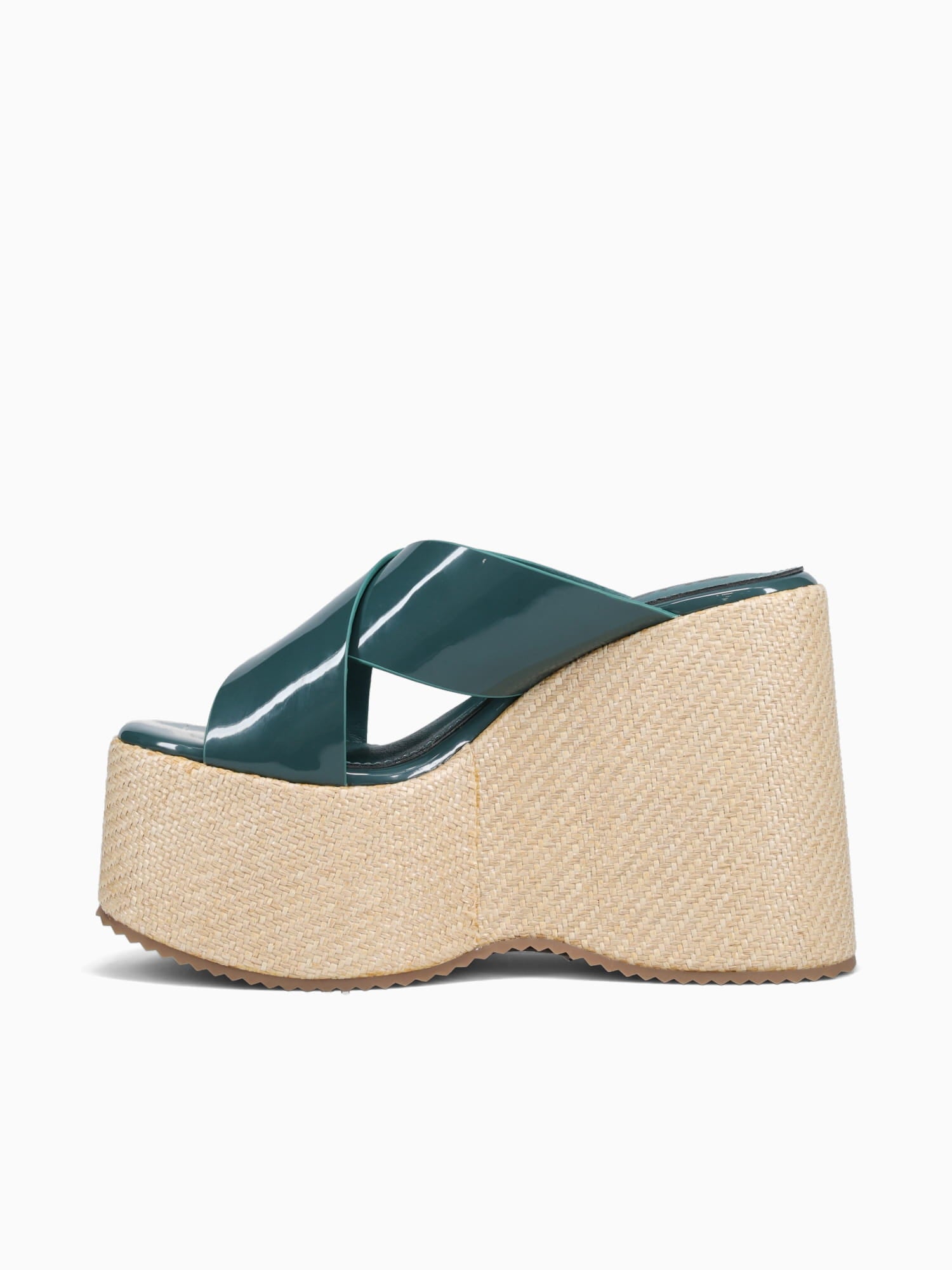 Daphne Teal Patent Blue / 5 / M