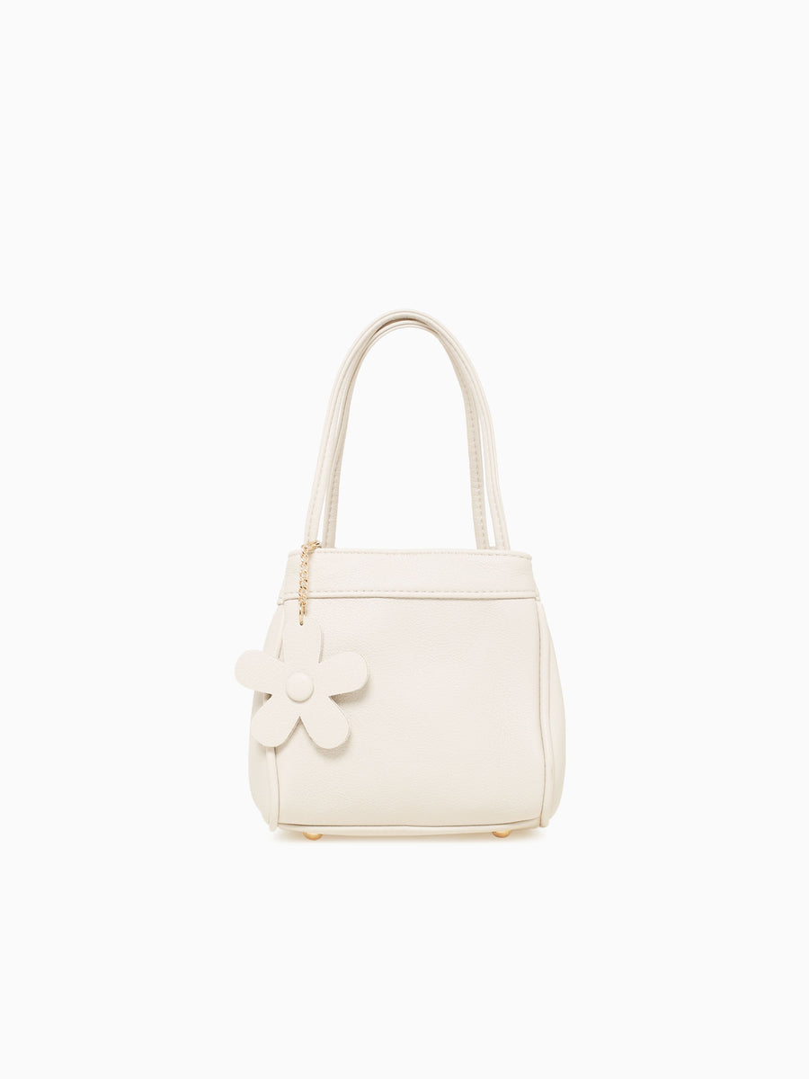 Flora Top Handle Lbl Off White
