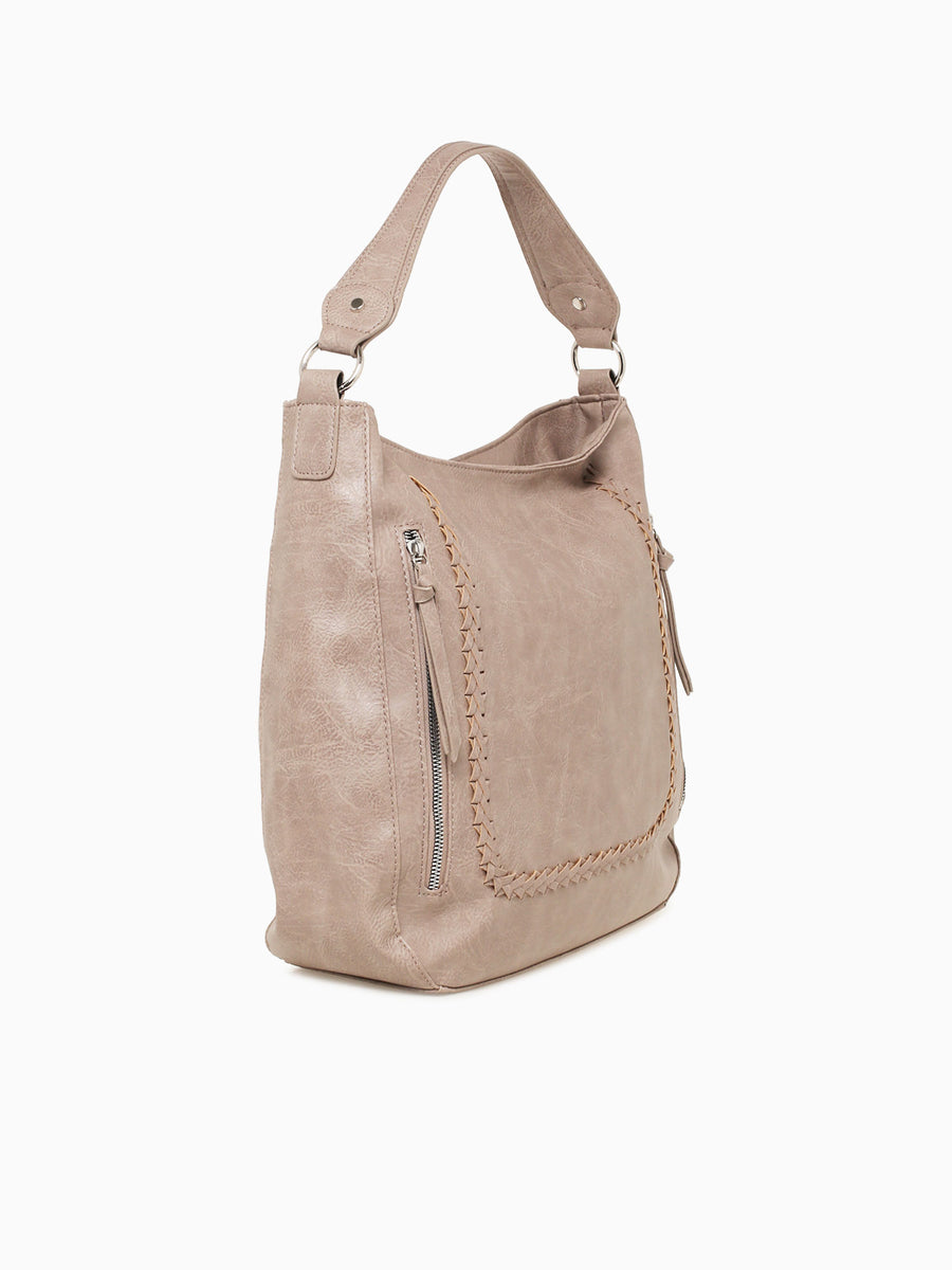 Evelyn Shoulder Bag  Ltp Taupe