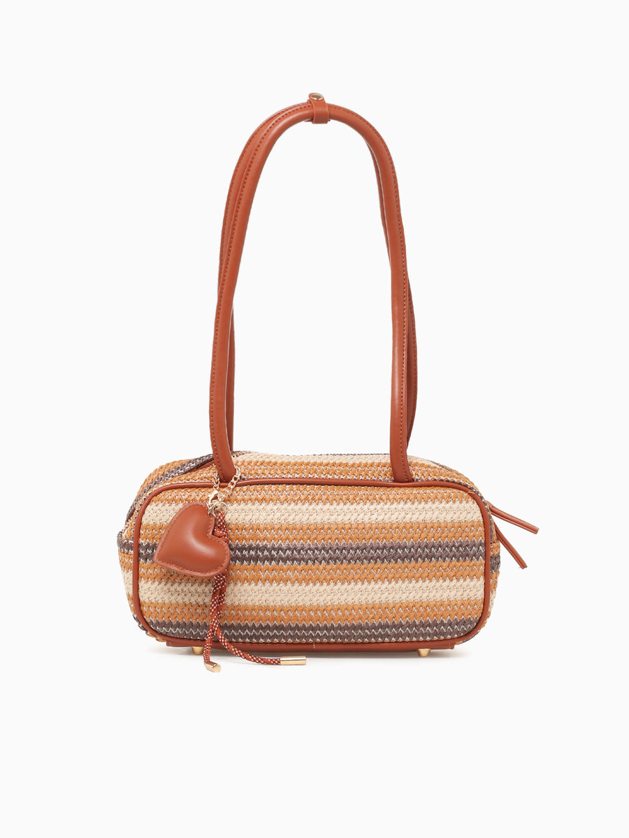 Tropic Heart Shoulder Bag Br Br Brown