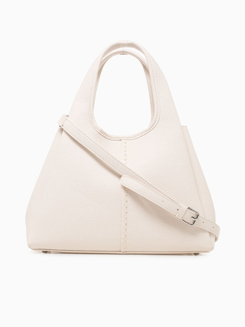 Tiara Top Handle Btm Off White