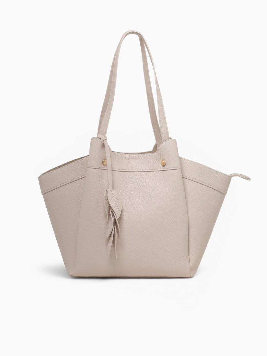 Claudia Tote Btm Off White
