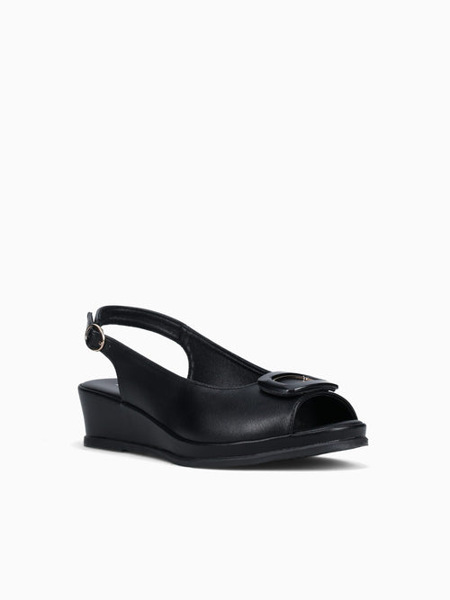Estelle Black Smooth Black / 5 / M