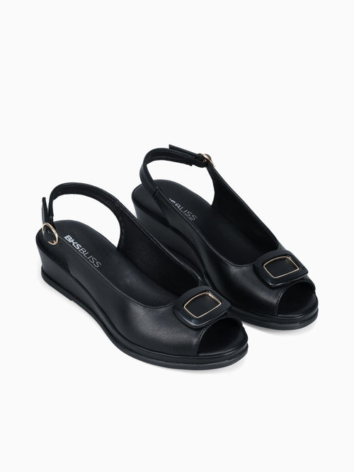 Estelle Black Smooth Black / 5 / M