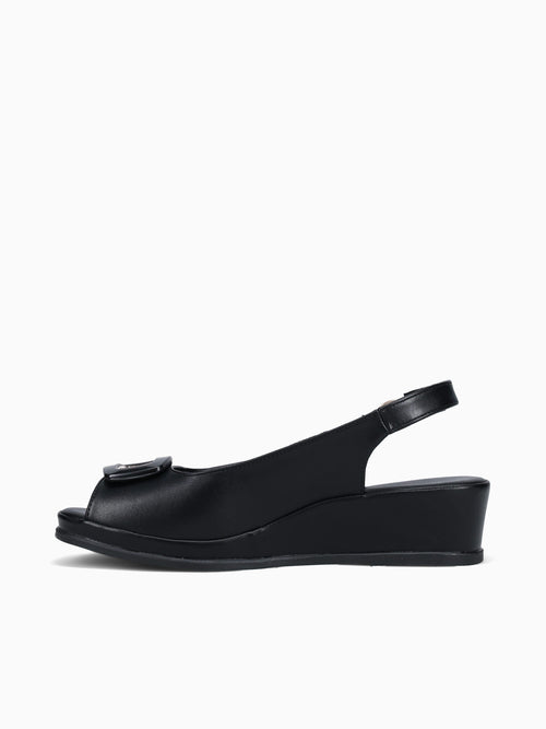 Estelle Black Smooth Black / 5 / M