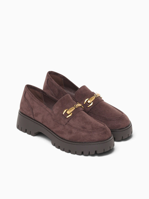 Marene Dark Brown Suede Dark Brown / 5 / M