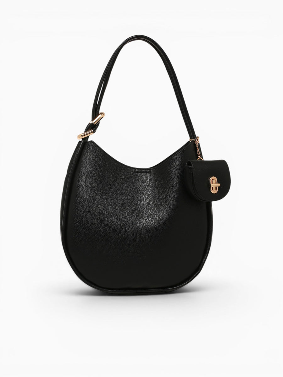Soleil Shoulder Bag Bk Black