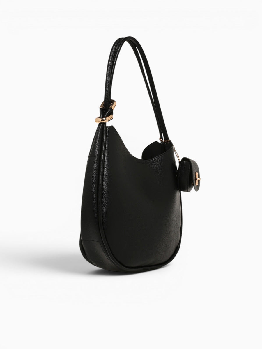 Soleil Shoulder Bag Bk Black