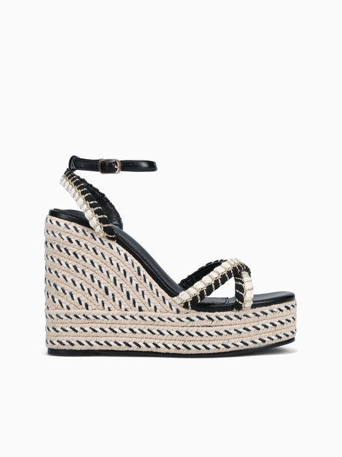 Nina Black Textile Black / 5 / M