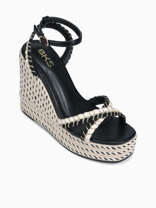 Nina Black Textile Black / 5 / M