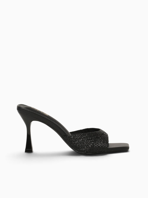 Alma Black Raffia Black / 5 / M