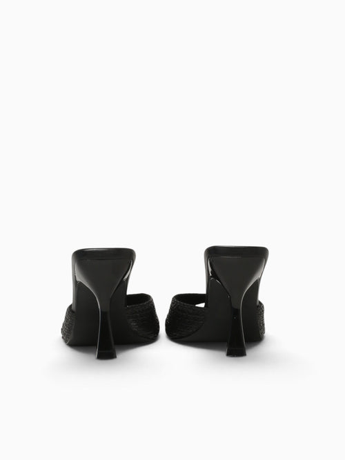 Alma Black Raffia Black / 5 / M