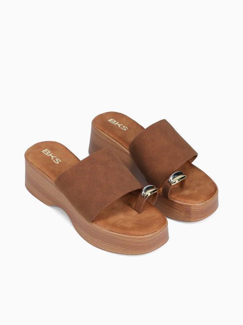 Embera Brown Suede Brown / 5 / M