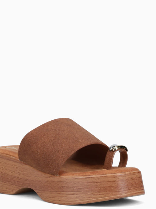 Embera Brown Suede Brown / 5 / M