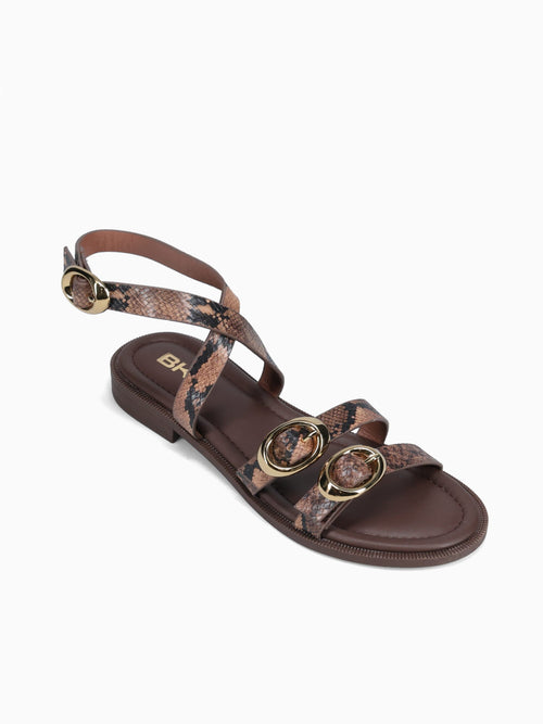 Sandria Brown Snake Brown / 5 / M