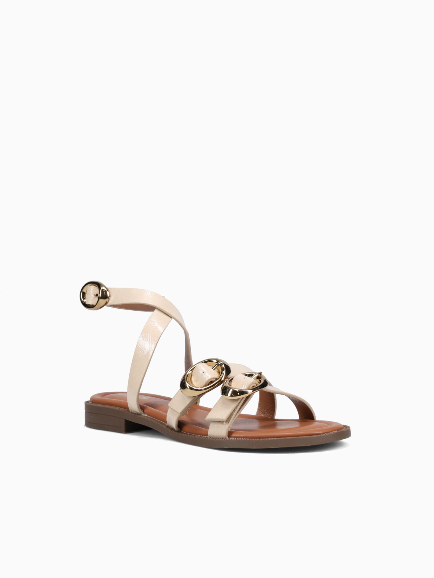 Sandria Beige Patent Beige / 5 / M