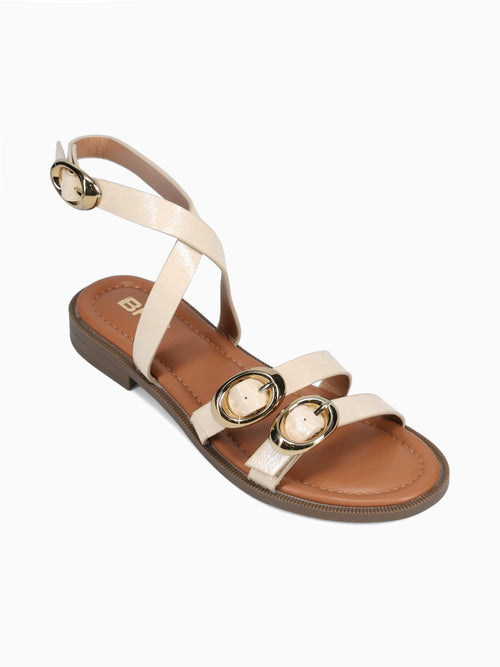 Sandria Beige Patent Beige / 5 / M
