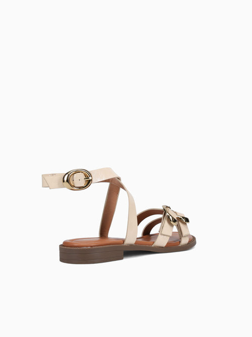 Sandria Beige Patent Beige / 5 / M