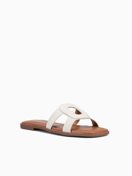 Imani Off White Croco Off White / 5 / M