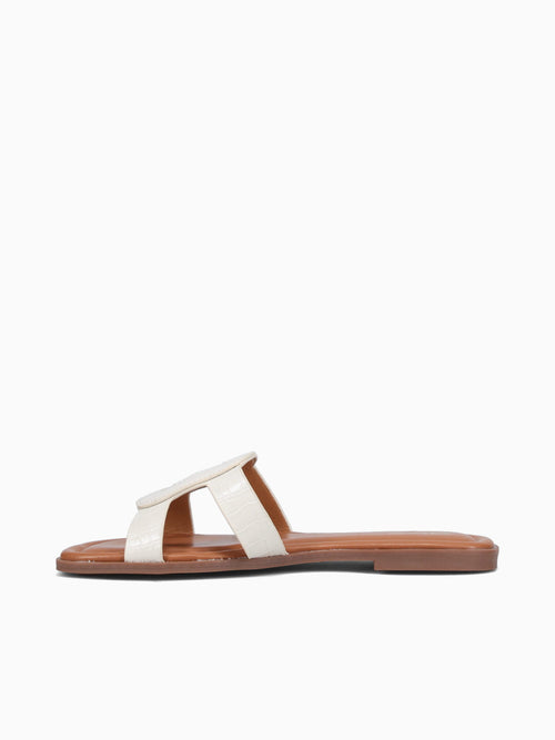 Imani Off White Croco Off White / 5 / M
