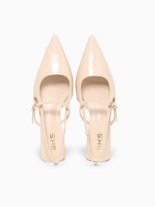 Mila Off White Patent Off White / 5 / M