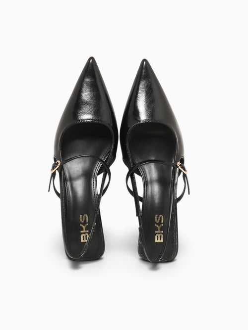 Mila Black Patent Black / 5 / M