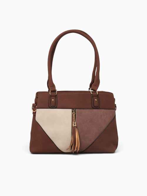 Chiara Top Handle Brown Multi Brown Multi