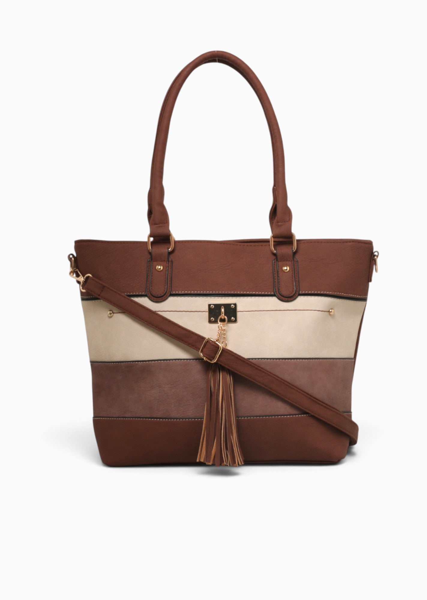 Isabella Tote Brown Multi Brown Multi