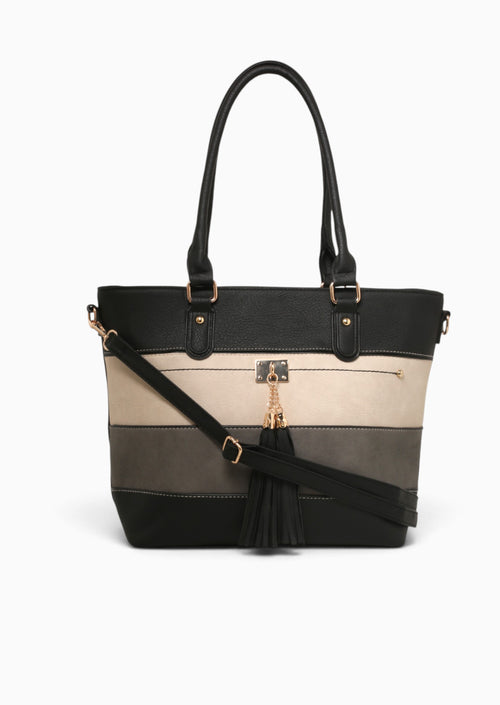 Isabella Tote Black Multi Black Multi