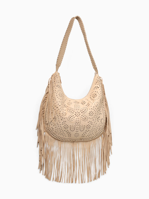 Flora Shoulder Bag Beige Beige