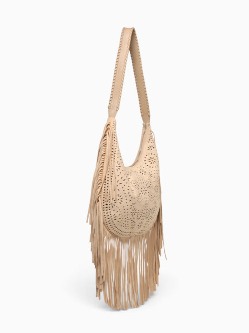 Flora Shoulder Bag Beige Beige