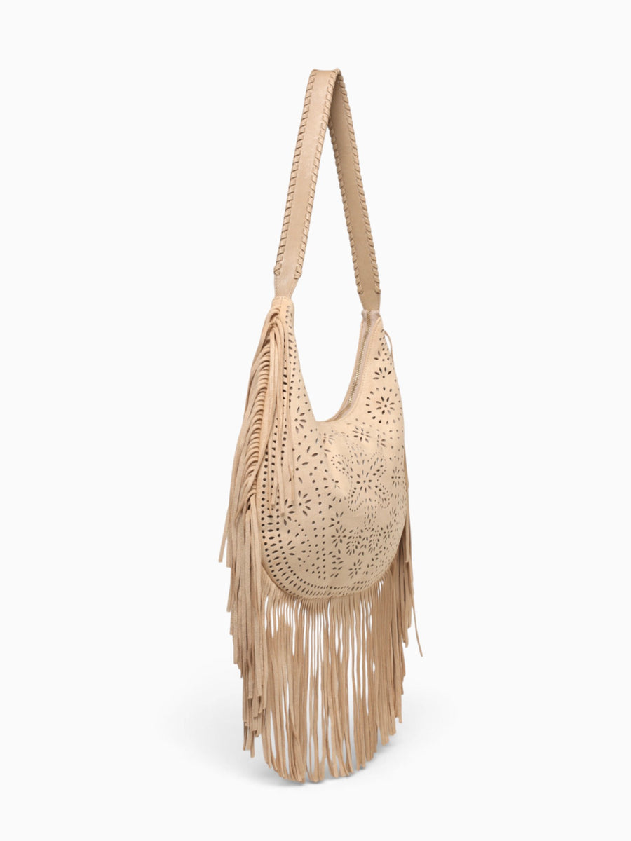 Flora Shoulder Bag Beige Beige