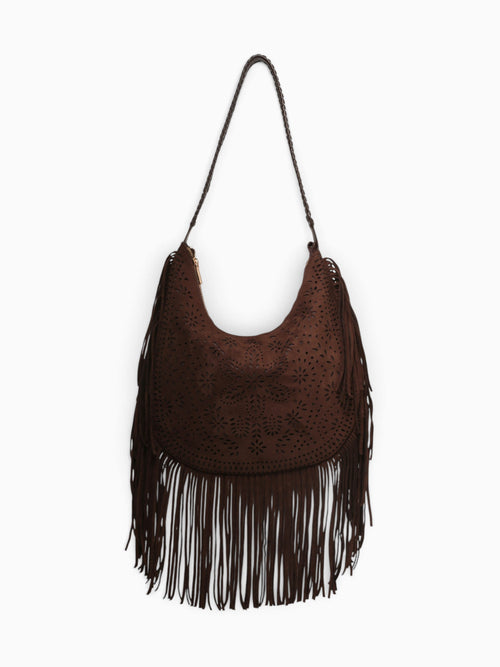Flora Shoulder Bag Brown Brown
