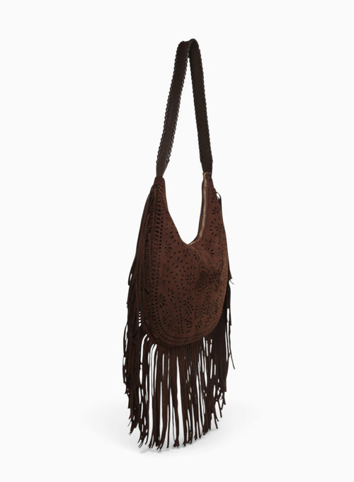Flora Shoulder Bag Brown Brown