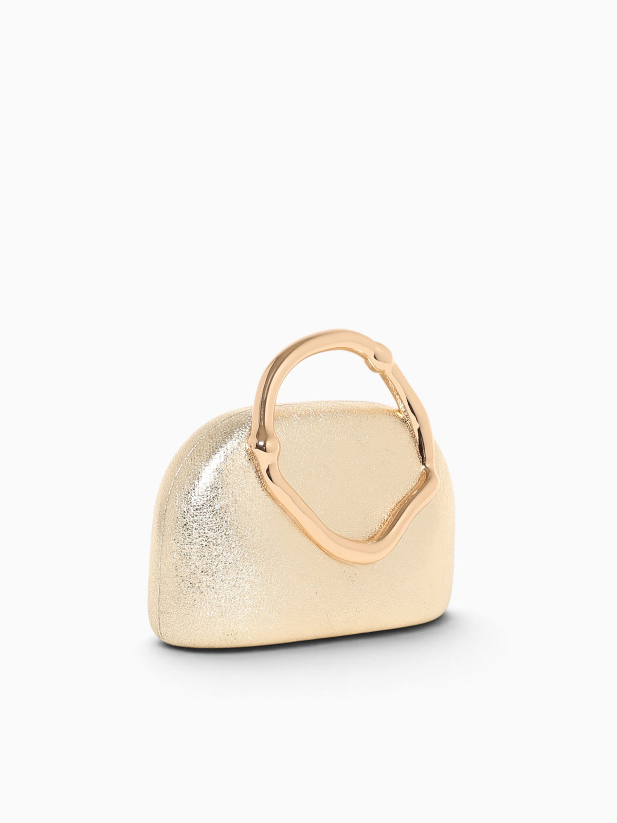 Ivelisse Box Bag Crinkled Gold Gold