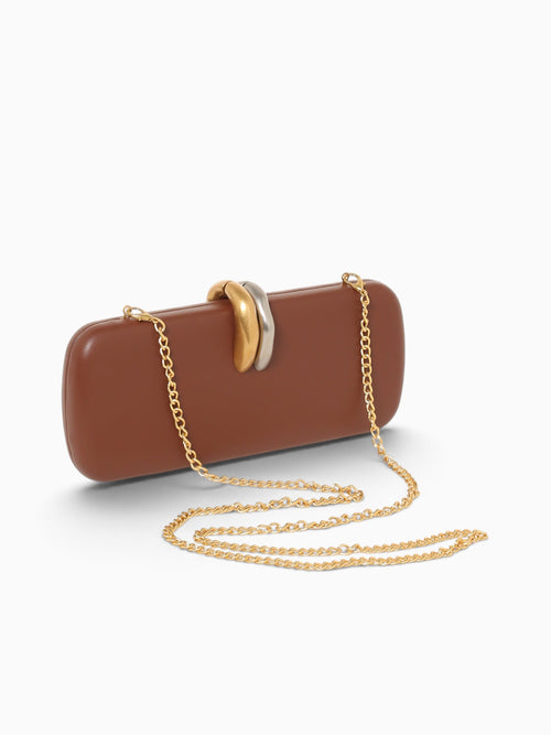 Lina Box Bag Brown Brown