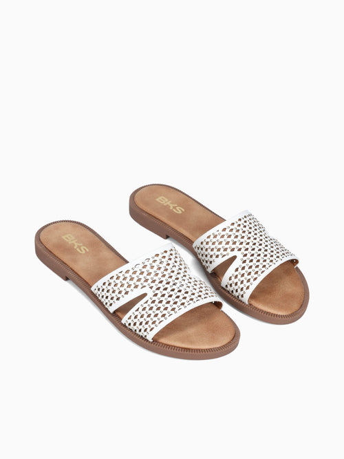 Maite Off White Metallic Off White / 5 / M