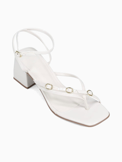 Cassie Off White Verniz Off White / 5 / M
