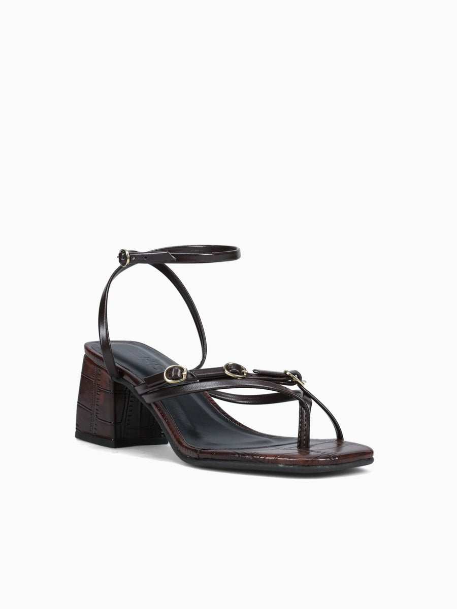 Cassie Marrom Croco Brown / 5 / M