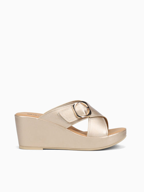 Dreana Gold Metallic Gold / 5 / M