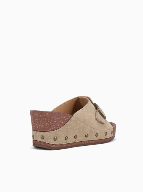 Treina Khaki Smooth Beige / 5 / M