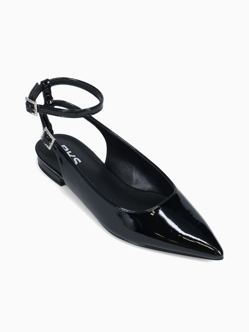 Susan Black Patent Black / 5 / M