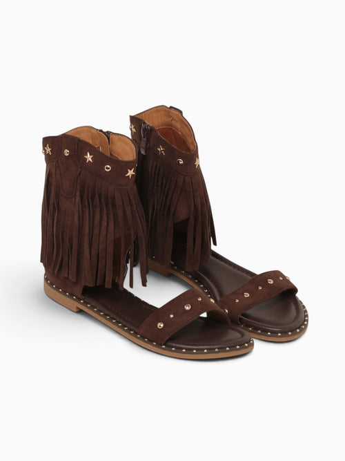 Lainey Brown Suede Brown / 5 / M