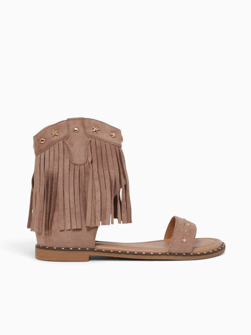 Lainey Taupe Suede Taupe / 5 / M