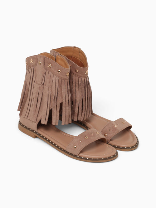 Lainey Taupe Suede Taupe / 5 / M