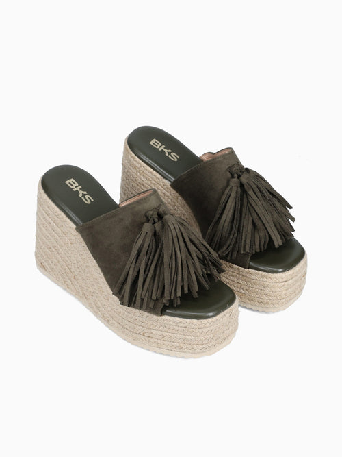 Dakota Green Suede Green / 5 / M