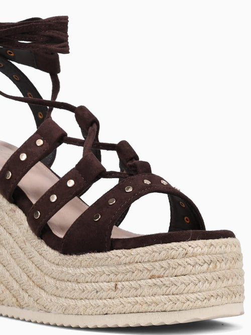 Savannah Brown Suede Brown / 5 / M