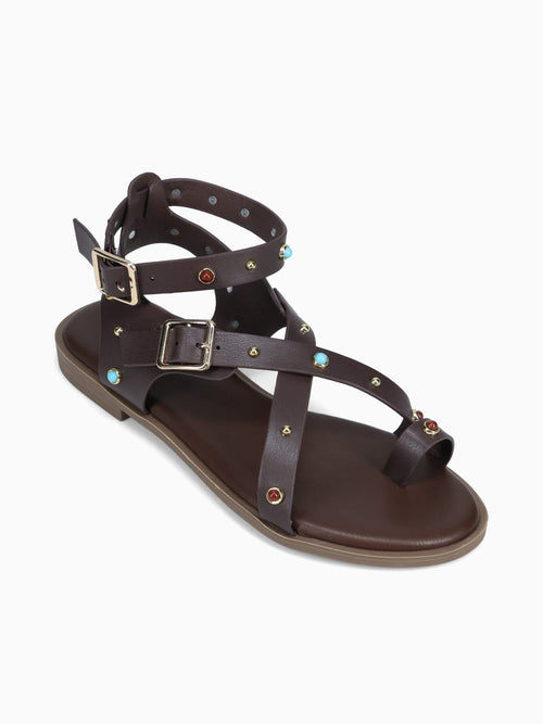 Gioia Brown Smooth Brown / 5 / M