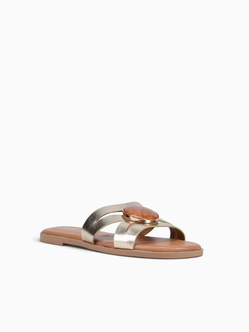 Freya Gold Metallic Gold / 5 / M