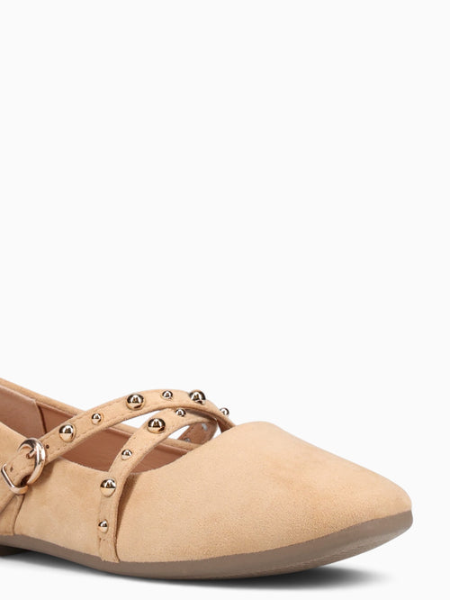 Yara Beige Suede Beige / 5 / M